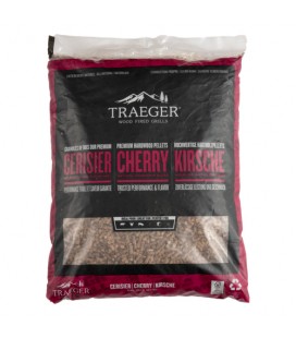 Traeger Pellets da legno Cherry naturale certificato FSC per barbecue a pellet - 9 kg