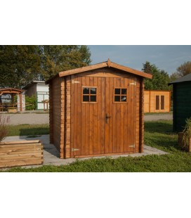 Esterni da Vivere Casetta Perla, Legno in Abete, 3.17 m2, 200 x 200 x 212 cm, casetta da giardino