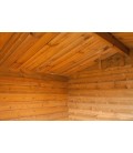 Esterni da Vivere Casetta Perla, Legno in Abete, 3.17 m2, 200 x 200 x 212 cm, casetta da giardino