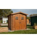 Esterni da Vivere Casetta Perla, Legno in Abete, 3.17 m2, 200 x 200 x 212 cm, casetta da giardino