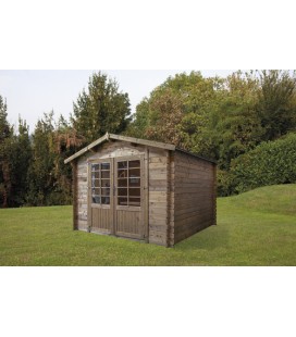 Esterni da Vivere Casetta Cleo, Legno in Abete, 7.62 m2, 300 x 300 x 235 cm, casetta da giardino