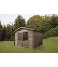 Esterni da Vivere Casetta Cleo, Legno in Abete, 7.62 m2, 300 x 300 x 235 cm, casetta da giardino