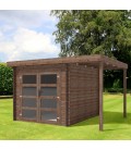 Esterni da Vivere Casetta Lidia, Legno in Abete, 6.23 m2, 361 x 300 x 225 cm, casetta da giardino
