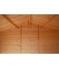 Esterni da Vivere Casetta Siviglia di legno in Abete grezzo non trattatto, 250x250cm, casetta da giardino