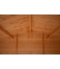 Esterni da Vivere Casetta Siviglia di legno in Abete grezzo non trattatto, 250x250cm, casetta da giardino