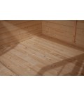 Esterni da Vivere Casetta Siviglia di legno in Abete grezzo non trattatto, 250x250cm, casetta da giardino