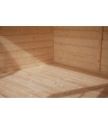 Esterni da Vivere Casetta Mary di legno in Abete grezzo non trattatto, 300x300cm, casetta da giardino