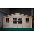 Esterni da Vivere Casetta Camilla, Legno in Abete, 22.27 m2, 500 x 500 x 252 cm, casetta da giardino