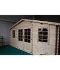 Esterni da Vivere Casetta Camilla, Legno in Abete, 22.27 m2, 500 x 500 x 252 cm, casetta da giardino
