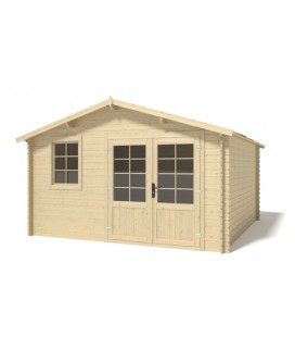 Esterni da Vivere Casetta Sandy, Legno in Abete, 31.47 m2, 590 x 590 x 289 cm, casetta da giardino