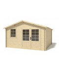 Esterni da Vivere Casetta Sandy, Legno in Abete, 31.47 m2, 590 x 590 x 289 cm, casetta da giardino