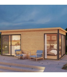 Esterni da Vivere Domeo 3 Casetta in legno