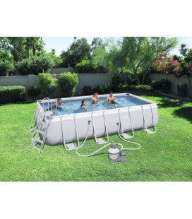 Bestway 56466 Power Steel Piscina frame rettangolare cm 549x274