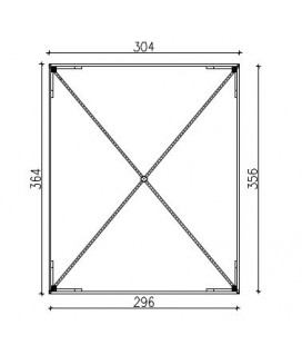 Esterni da Vivere Gazebo, 3600 x 3000 mm, gazebo