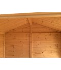 Esterni da Vivere Casetta di legno in Abete grezzo non trattato, 170x120cm, casetta da giardino