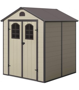 Esterni da Vivere Resina, 196x111x30cm, 68kg, casetta da giardino