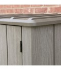 Esterni da Vivere Armadio Milano, 1360 x 700 x 1720 mm, portattrezzo da giardino
