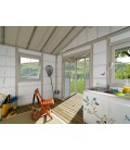Grosfillex Casetta Decò in PVC con Portico 20 Mq
