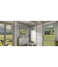 Grosfillex Casetta Decò in PVC con Portico 20 Mq