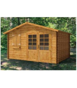 Esterni da Vivere Casetta Matilde 400 x 300 cm, 10.38 m², 660 kg, casetta da giardino impregnata a pressione