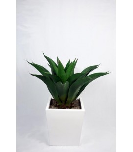 Pianta artificiale Agave Corta cm 100 h d.87 22 foglie