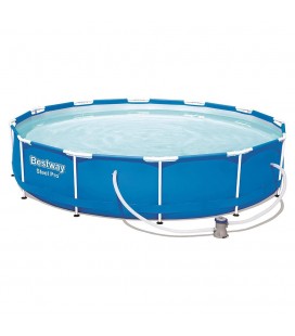 Bestway Piscina fuori terra con pompa D. 366 x h. 76 cm