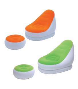 Bestway Poltrona gonfiabile Comfort Cruizer con poggiapiedi