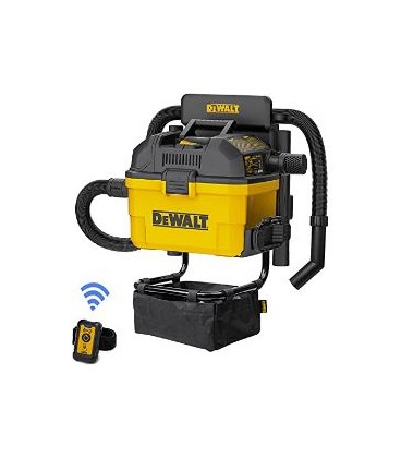 DEWALT DXV23G ASPIRATORE PORTATILE 23lt CON ATTACCO A PARETE