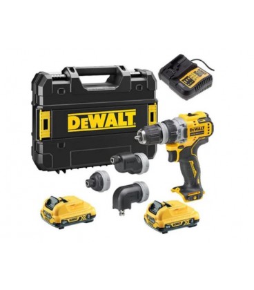 DEWALT DCD703L2T-QW TRAPANO AVVITATORE MULTITESTA 12V XR 3.0H