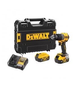 DEWALT DCD799P2T-QW TRAPANO AVVITATORE A PERCUSSIONE COMPATTO - 2 x 18V XR 5AH