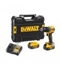DEWALT DCD799P2T-QW TRAPANO AVVITATORE A PERCUSSIONE COMPATTO - 2 x 18V XR 5AH