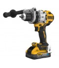 DEWALT DCD1007H2T-QW TRAPANO AVVITATORE A PERCUSSIONE - 2 x XR 18V Powerstack 5Ah