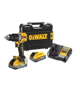 DEWALT DCD805H2T-QW TRAPANO AVVITATORE A PERCUSSIONE COMPATTO - XR 18V BRUSHLESS