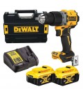 DEWALT DCD805P2T-QW TRAPANO AVVITATORE A PERCUSSIONE COMPATTO - 2 x XR 18V 5.0AH