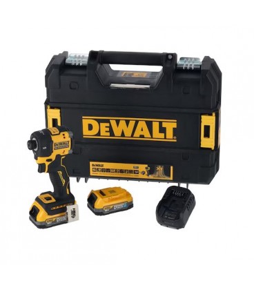 DEWALT DCF870E2T-QW AVVITATORE AD IMPULSI 1/4” - 2 x XR 18V POWERSTACK