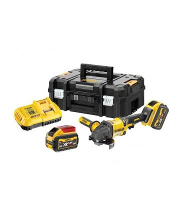 DEWALT DCG418X2-QW SMERIGLIATRICE ANGOLARE 125 mm 54V XR FLEXVOLT - 2 x 9 AH