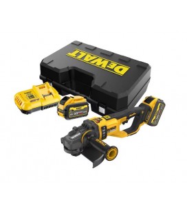 DEWALT DCG460X2-QW SMERIGLIATRICE ANGOLARE 230mm 54V XR FLEXVOLT BRUSHLESS 9Ah