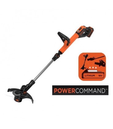 Black&Decker STC1820EPC Tagliabordi elettrico a batteria Litio 18V 2,0Ah con sistema Powercommand