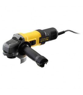 Stanley FMEG210QS Smerigliatrice professionale angolare 850W 115 mm con tecnologia No-Volt Release e Soft Start