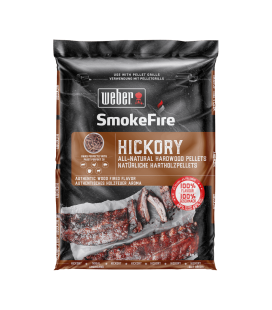 Weber Pellet di Legno 100% per BBQ SmokeFire Gusto Hickory 9KG